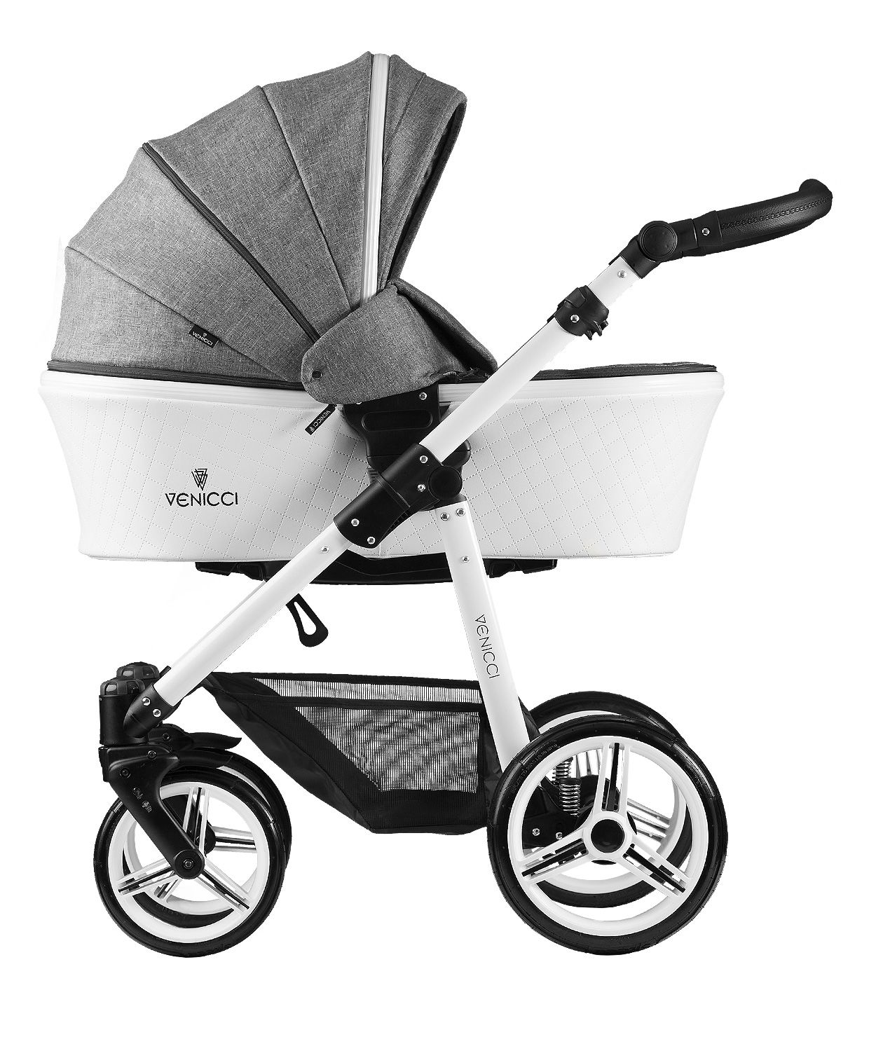 Venicci Pure Denim Grey Carry Cot Venicci UK