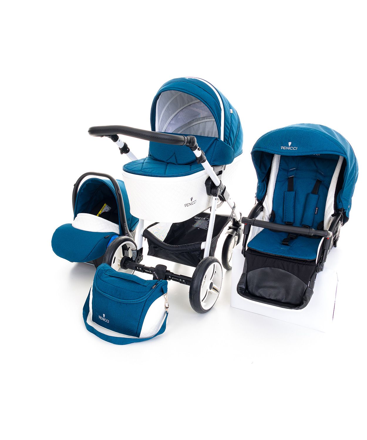 venicci blue pram