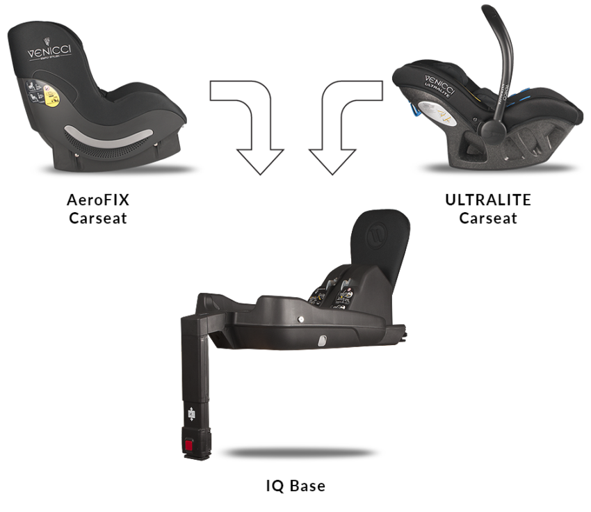 NEW Venicci ISize Car seats AeroFIX and ULTRALITE VENICCI