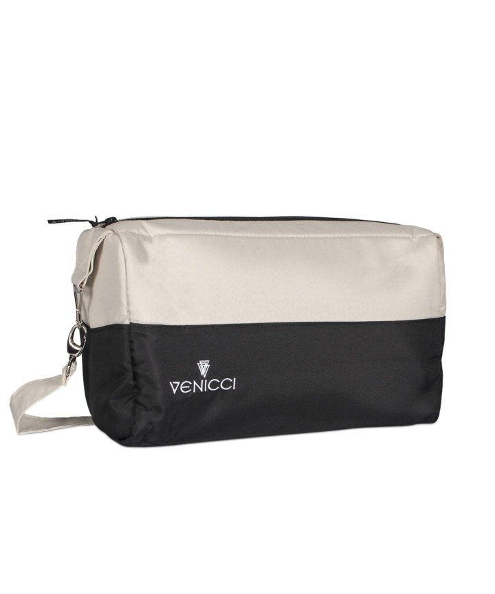 black and cream changing bag