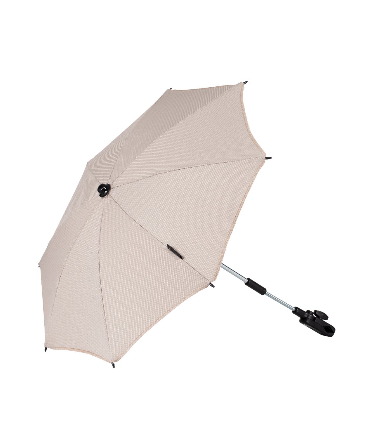 cream pram parasol