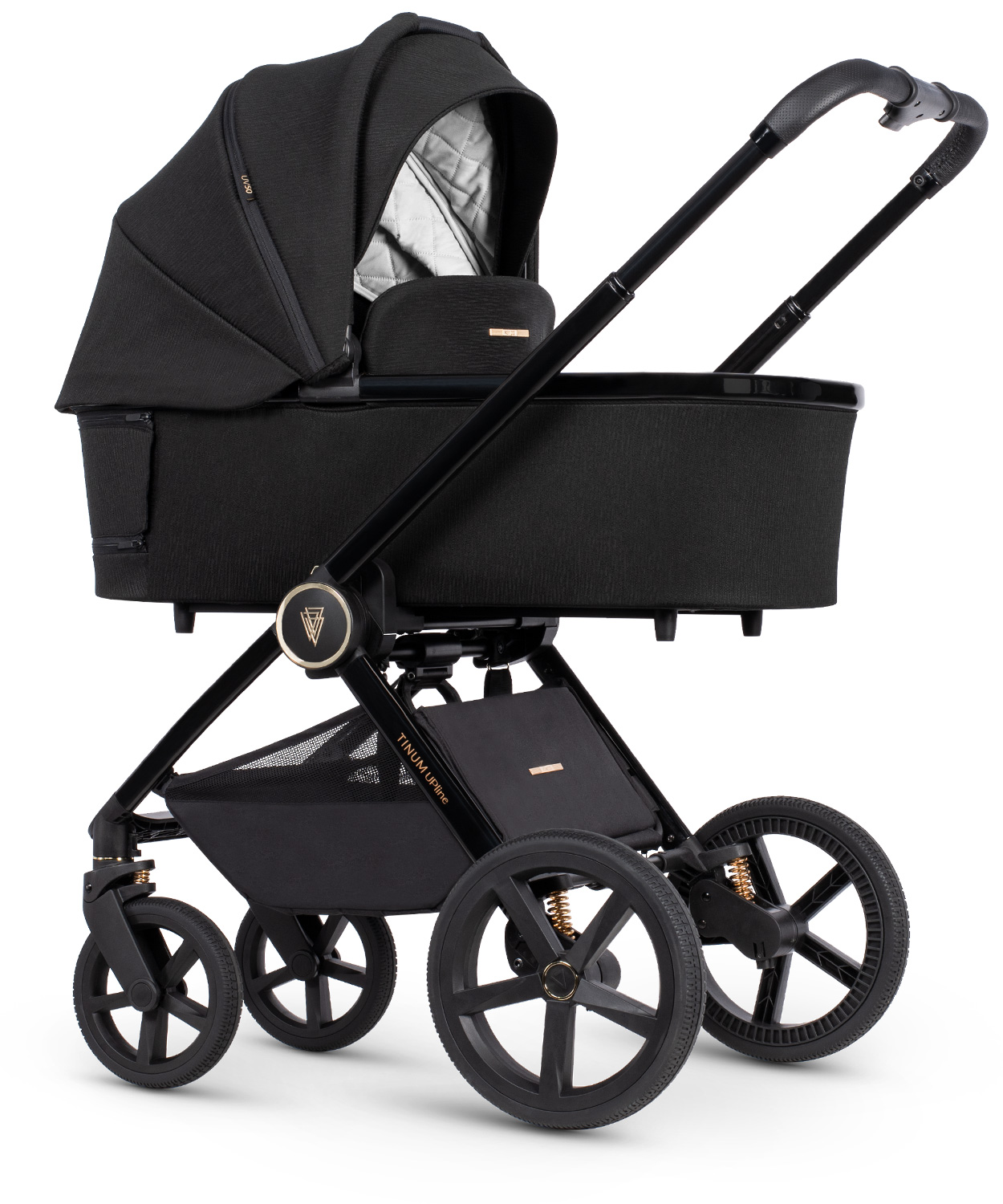 Upline All Black Pram Venicci UK