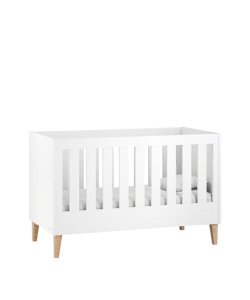 Saluzzo Premium White Cot Bed