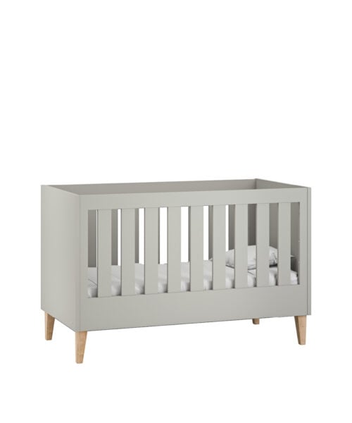 Saluzzo Warm Grey Cot Bed