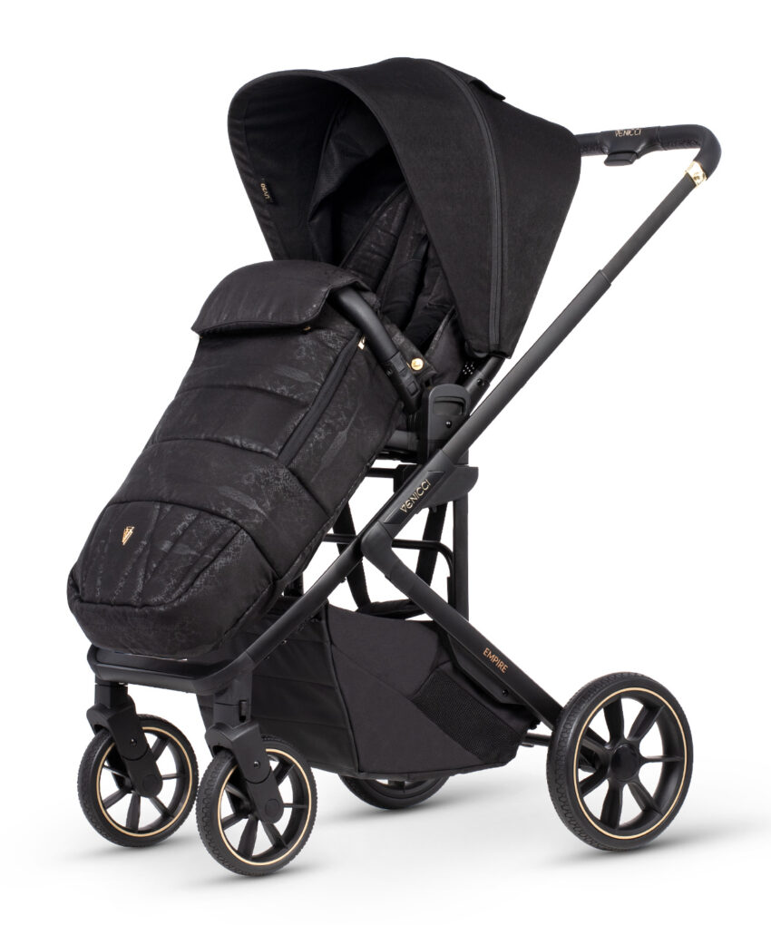 Black venicci pram deals