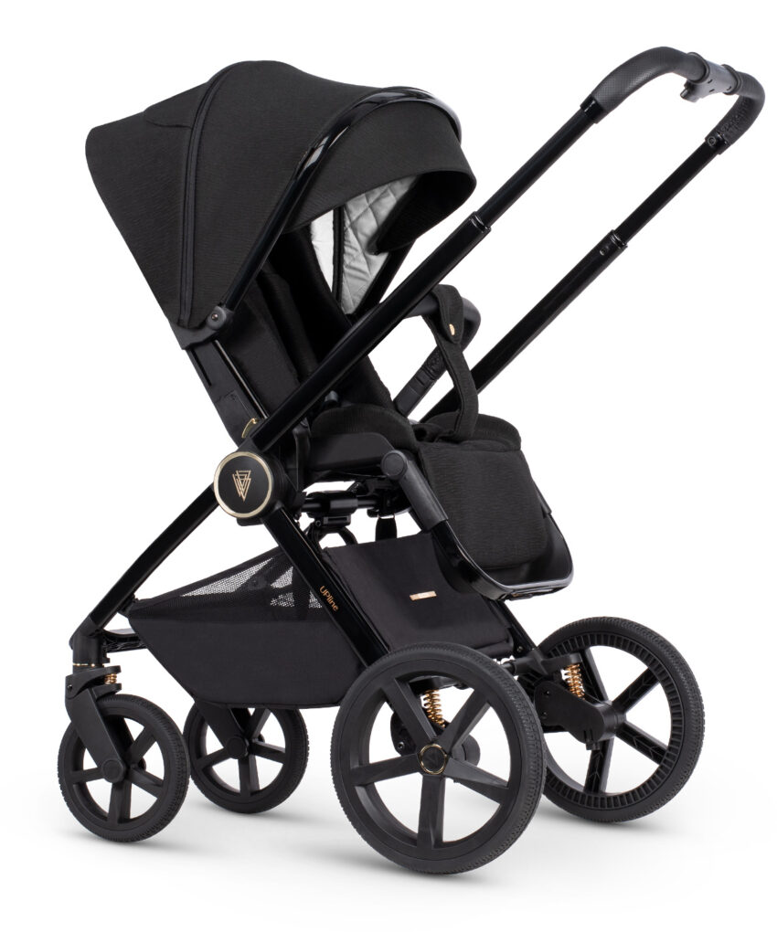Upline All Black Pram Venicci UK