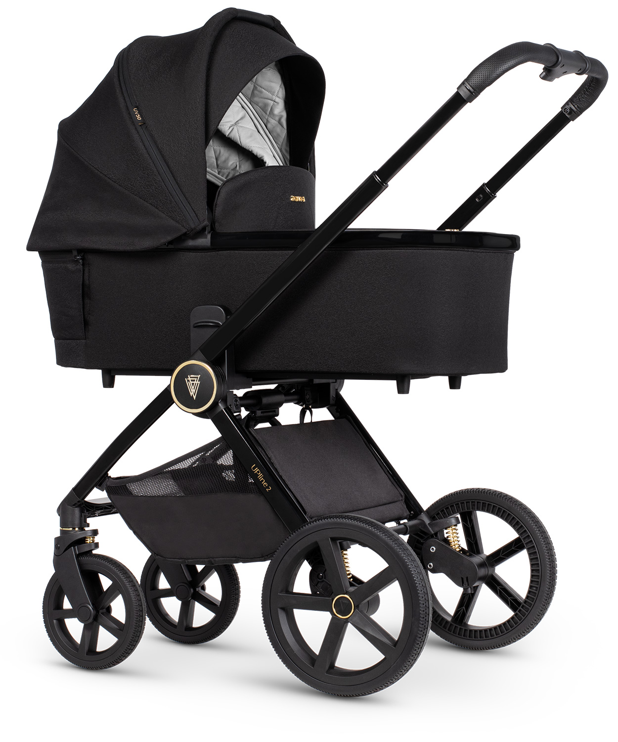 Venicci_Upline_2_All_Black_Carrycot_1