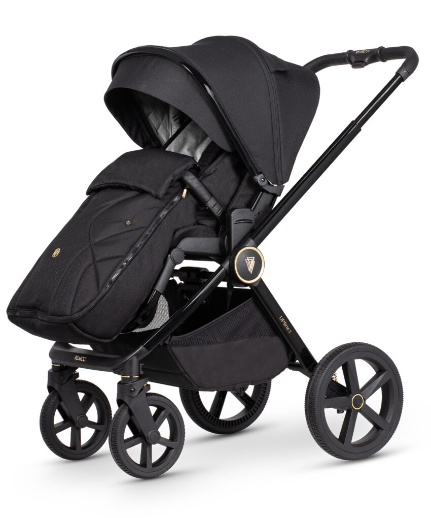 Upline All Black Pram Venicci UK