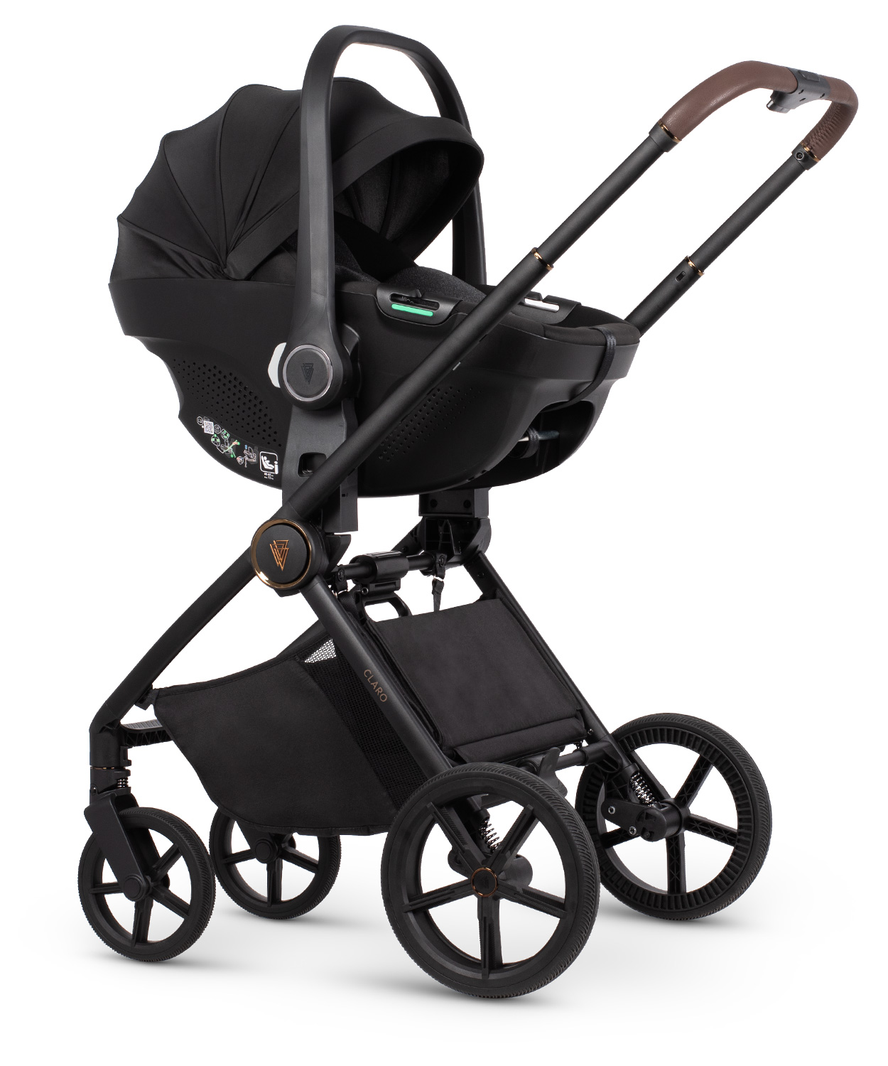 Venicci-Claro-Almond-Car-Seat-Black-1