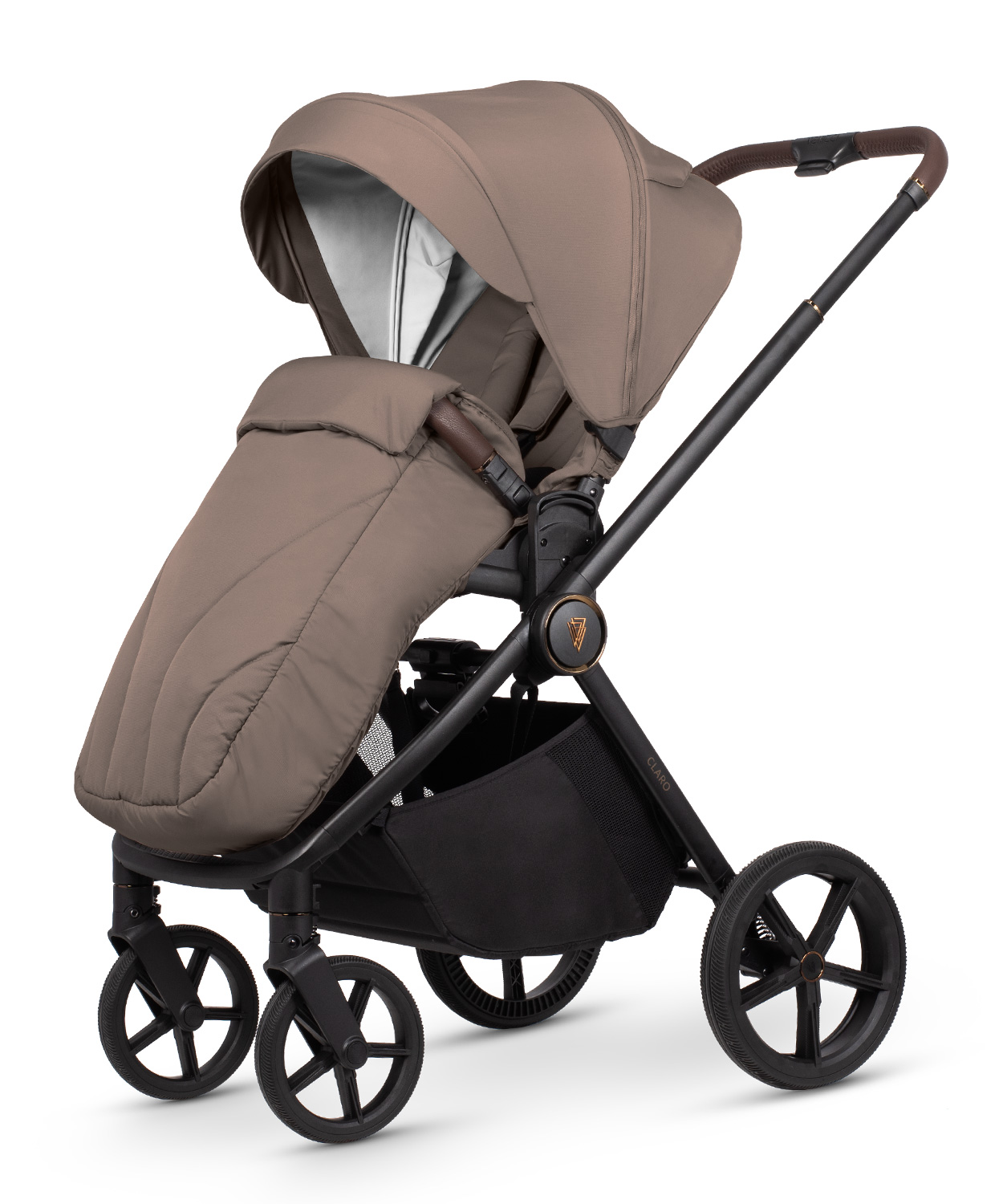 Venicci-Claro-Almond-Seat-Unit+Footmuff