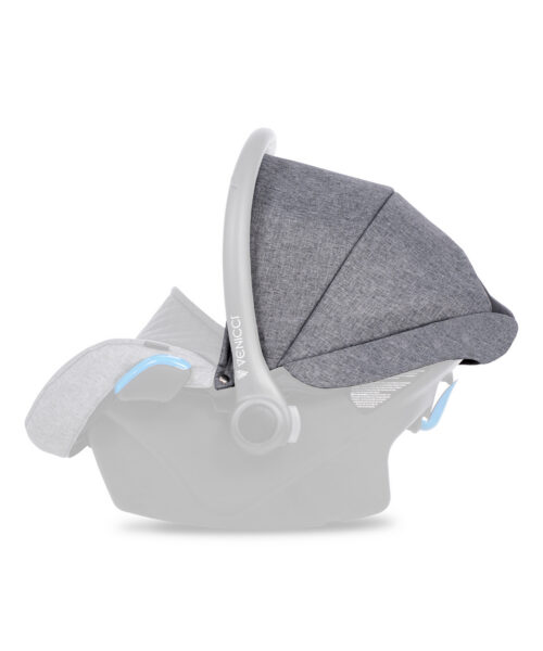 Kite Car Seat Accessory Kit Soft Denim Grey